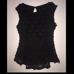 Black Sleeveless Top